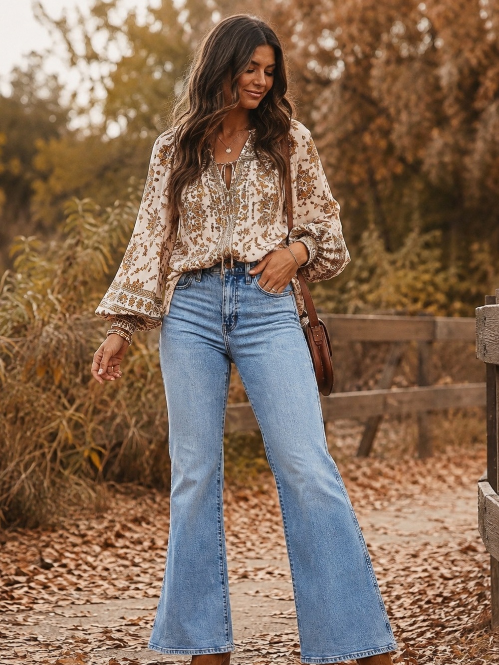 Madewell Light Blue High-Rise Flared Jeans